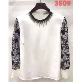 Фотография Свитер женский 3509 white р.52-62 "LIDA" недорого оптом от прямого поставщика