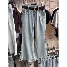 Фотография Джинсы детские на девочку 202716 l.blue р.110-150 "Major" недорого оптом от прямого поставщика