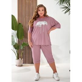 Фотография Костюм женский 6050 pink р.50-56 "OSKA" недорого оптом от прямого поставщика