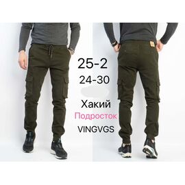 Джоггери підліткові 25-2 khaki р.24-30 "Vingvgs" недорого оптом від прямого постачальника
