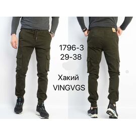Джоґери чоловічі 1796-3 khaki р.29-38 "Vingvgs" недорого оптом від прямого постачальника