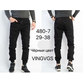 Джоґери чоловічі 480-7 black р.29-38 "Vingvgs" недорого оптом від прямого постачальника