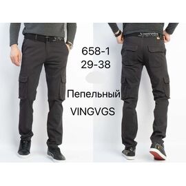 Фотография Штаны мужские 658-1 d.grey р.29-38 "Vingvgs" недорого оптом от прямого поставщика