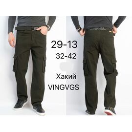Штани чоловічі утеплені 29-13 khaki р.32-42 "Vingvgs" недорого оптом від прямого постачальника