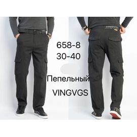 Штани чоловічі утеплені 658-8 d.grey р.30-40 "Vingvgs" недорого оптом від прямого постачальника