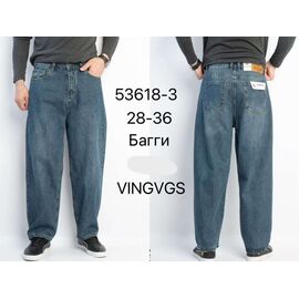 Джинси чоловічі 53618-3 blue р.28-36 "Vingvgs" недорого оптом від прямого постачальника