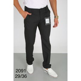 Штани чоловічі утеплені 2091 black р.29-36 "God Baron" недорого оптом від прямого постачальника