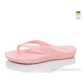 Шльопанці жіночі полегшені Літо DS17 пудра (8 пар р.36-41) "Inblue" недорого оптом від прямого постачальника
