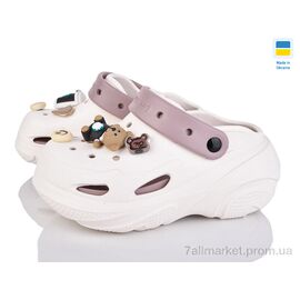 Крокси жіночі літні Літо 5073-396B (8 пар р.36-41) "Luck Line" недорого оптом від прямого постачальника