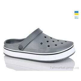 Крокси жіночі літні Літо 4001 сірий (6 пар р.36-41) "Inblue" недорого оптом від прямого постачальника