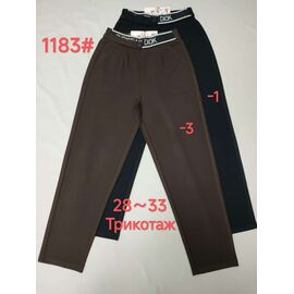 Фотография Штаны женские 1183-3 brown р.28-33 "Immei" недорого оптом от прямого поставщика