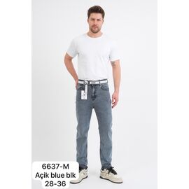 Джинси чоловічі 6637M grey р.28-36 "LILY" недорого оптом від прямого постачальника