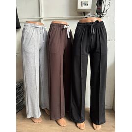 Штани спортивні жіночі 10048 brown р.50-56 "VICTORY" недорого оптом від прямого постачальника