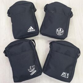 Фотография Сумка мужская AD96 black р.19*15*4 "Candy bags" недорого оптом от прямого поставщика