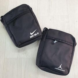 Сумка чоловіча JR16 black р.18*14*5 "Candy bags" недорого оптом від прямого постачальника