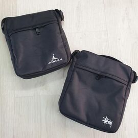 Сумка чоловіча JR3 black р.20*17*5 "Candy bags" недорого оптом від прямого постачальника