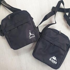 Сумка чоловіча JR43 black р.23*16*5 "Candy bags" недорого оптом від прямого постачальника