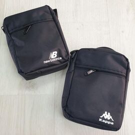 Сумка чоловіча KP13 black р.18*14*5 "Candy bags" недорого оптом від прямого постачальника