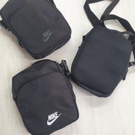 Сумка чоловіча NK82 black-white р.22*16*5.5 "Candy bags" недорого оптом від прямого постачальника