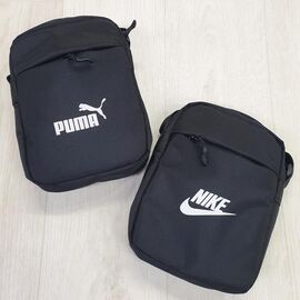 Сумка чоловіча NK88 black р.22*16*5.5 "Candy bags" недорого оптом від прямого постачальника