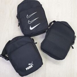 Сумка чоловіча PM85 black р.22*16*5.5 "Candy bags" недорого оптом від прямого постачальника