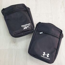 Сумка чоловіча RB9 black р.18*14*5 "Candy bags" недорого оптом від прямого постачальника