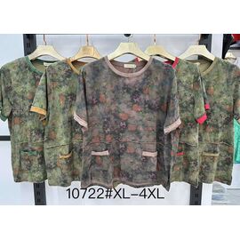 футболка жіноча 10722 mix р.XL-4XL "Even&Efair" недорого оптом від прямого постачальника