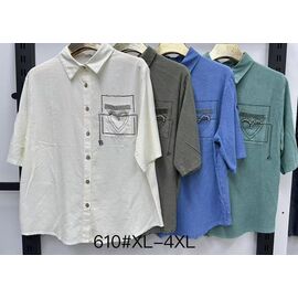 Сорочка жіноча літня 610 mix р.52-58 "Even&Efair" недорого оптом від прямого постачальника