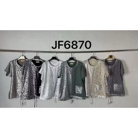 футболка жіноча JF6870 mix р.XL-4XL "Even&Efair" недорого оптом від прямого постачальника