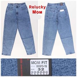 Джинси жіночі M0513-15 blue р.32-42 "Relucky" недорого оптом від прямого постачальника
