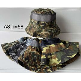 Фотография Панама мужская A8 mix р.58 "WHITE" недорого оптом от прямого поставщика