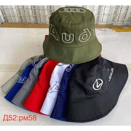 Фотография Панама мужская D52 mix р.58 "WHITE" недорого оптом от прямого поставщика