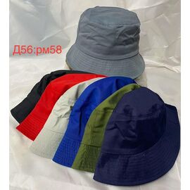 Фотография Панама мужская D56 mix р.58 "WHITE" недорого оптом от прямого поставщика