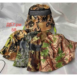 Фотография Панама мужская D57 mix р.58 "WHITE" недорого оптом от прямого поставщика