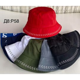 Фотография Панама мужская D8 mix р.58 "WHITE" недорого оптом от прямого поставщика