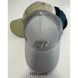 Фотография Кепка мужская H25 mix р.58 "WHITE" недорого оптом от прямого поставщика