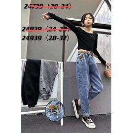 Джинси дитячі на дівчинку 24939 black р.9-13 "Фунтик" недорого оптом від прямого постачальника