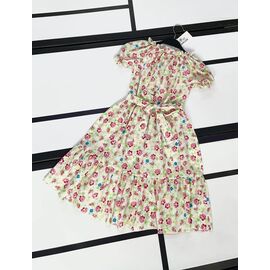 Фотография Платье детское лёгкое на девочку 579 beige р.128-152 "Kosmy" недорого оптом от прямого поставщика