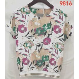 футболка жіноча 9816 white р.52-62 "LIDA" недорого оптом від прямого постачальника