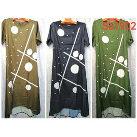 Фотография Платье летнее женское S61902 khaki р.52-62 "LIDA" недорого оптом от прямого поставщика