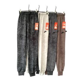 Штани спортивні підліткові S438 beige р.36-44 "Shon" недорого оптом від прямого постачальника