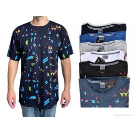 Футболка чоловіча Літо N01B mix (5 шт. р.сітка54-62) "4sezona" недорого оптом від прямого постачальника