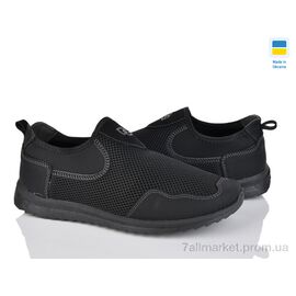 Фотография Кроссовки мужские модные Весна/осень 2903 чорний (6 пар р.41-45) "Lvovbaza" недорого оптом от прямого поставщика