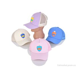 Кепка дитяча Літо 0103 mix (54р) (5 шт. р.сіткаOne size) "KUINH" недорого оптом від прямого постачальника