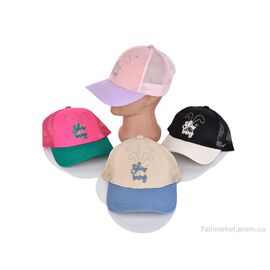 Кепка дитяча Літо 0104 mix (54р) (5 шт. р.сіткаOne size) "KUINH" недорого оптом від прямого постачальника
