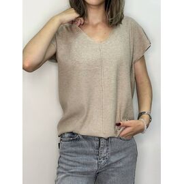 Фотография Футболка женская 829 beige р.42-46 "Kosta" недорого оптом от прямого поставщика