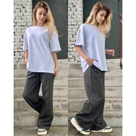 Фотография Штаны детские на девочку KR242 black р.128-160 "Karolina" недорого оптом от прямого поставщика