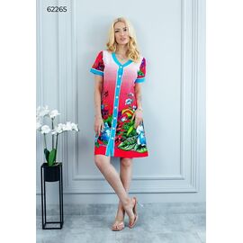 Фотография Халат женский 62265 red р.S-XL "Vehuiah" недорого оптом от прямого поставщика