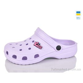 Крокси жіночі літні Літо 018 фіолет (6 пар р.36-41) "SANLIN 2" недорого оптом від прямого постачальника