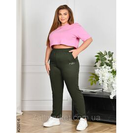 Спортивні штани жіночі двонитка батал 54,56,58,60 (6кв) "NOWEMBER" недорого від прямого постачальника
